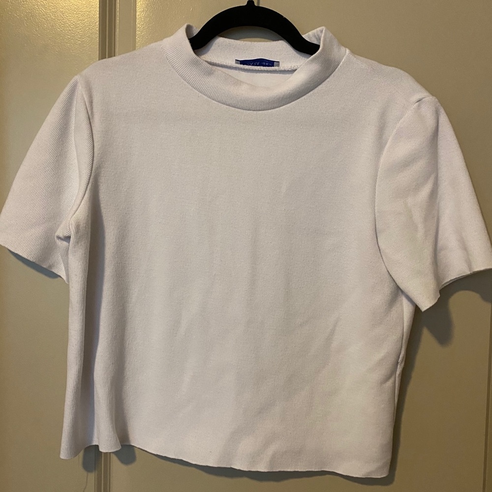 Mock Neck Sweater Top